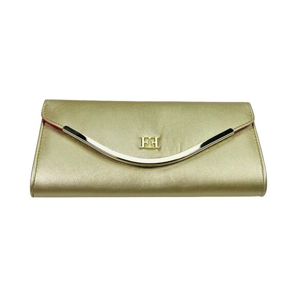 Escada Especially Escada Elixir GWP Gold Clutch Purse - 9” x 4.5” - Picture 1 of 3